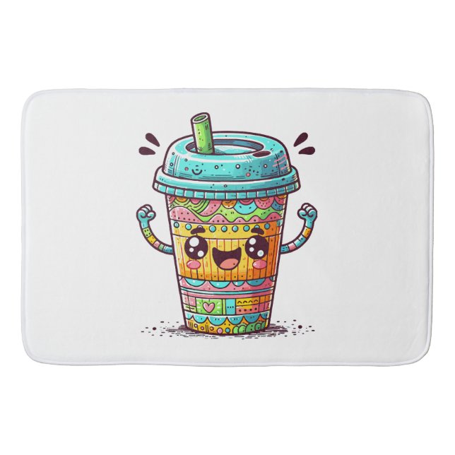 Kawai Coffee Bath Mat (Front)