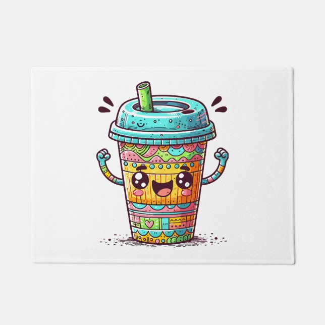 Kawai Coffee Doormat (Front)