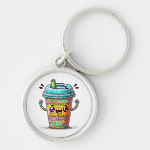Kawai Coffee Key Ring