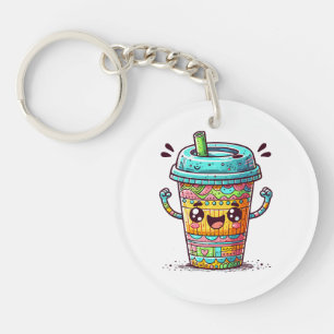 Kawai Coffee Key Ring