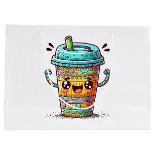 Kawai Coffee Large Gift Bag