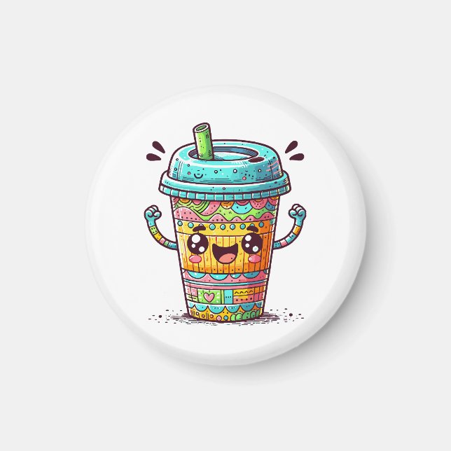 Kawai Coffee Magnet (Front)