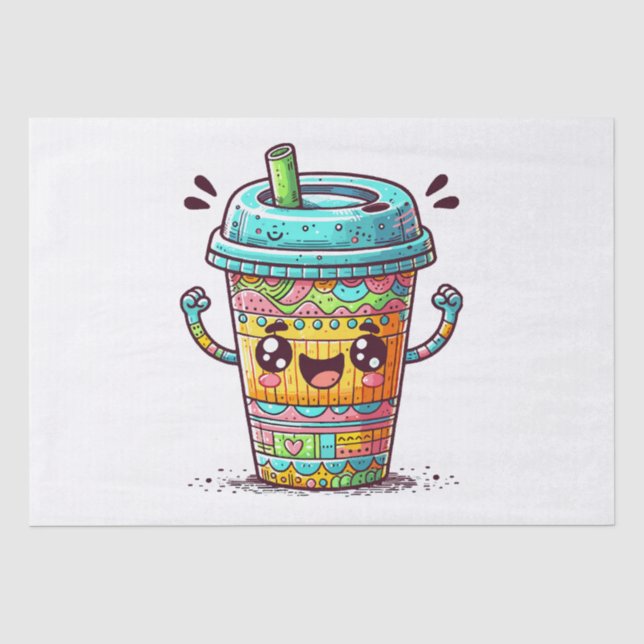 Kawai Coffee Tissue Paper (Front)