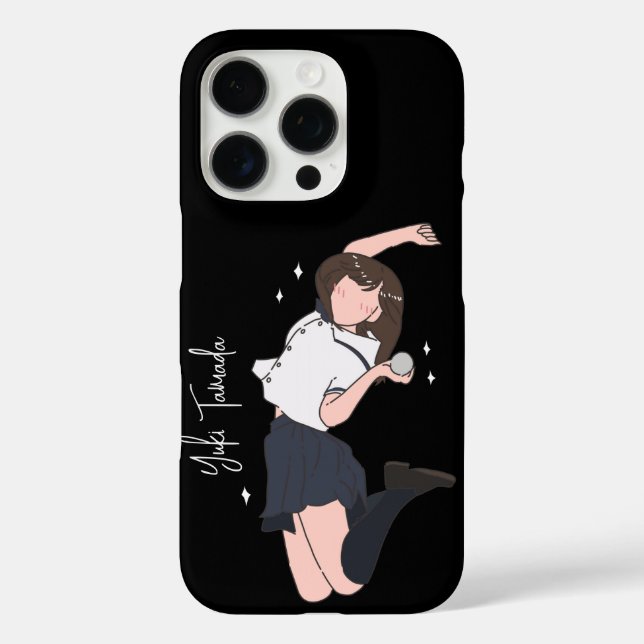 Kawai Jumping Girl Customisable Case-Mate iPhone Case (Back)