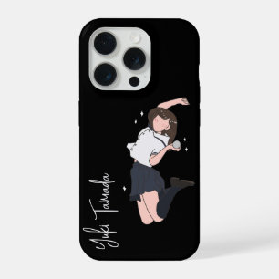 Kawai Jumping Girl Customisable iPhone 15 Pro Case