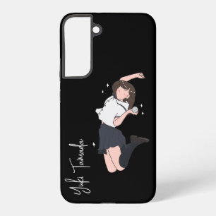 Kawai Jumping Girl Customisable Samsung Galaxy Case