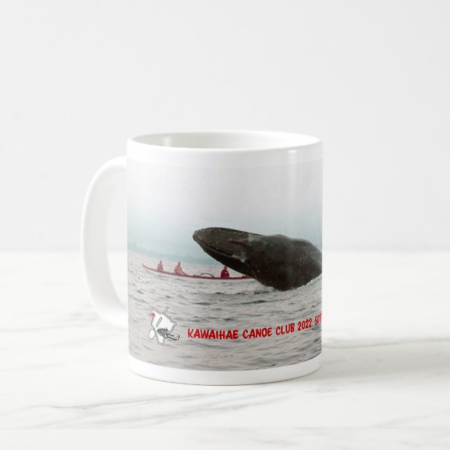 Kawaihae Canoe Club 50th Anniversary Mug (Front Left)
