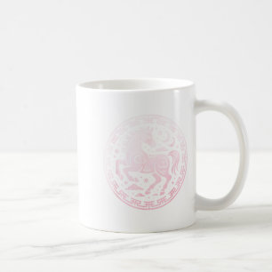 Kawaii 2026 Year Of The Horse Lunar Girl Zodiac Dr Coffee Mug