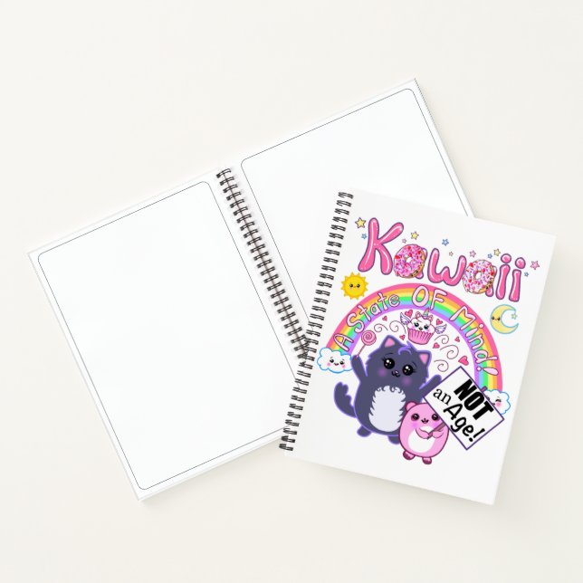 Kawaii: A State of Mind, Not an Age! Sketchbook  Notebook (Inside)