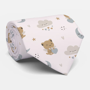 Kawaii Angel Cats & Clouds (2) Tie