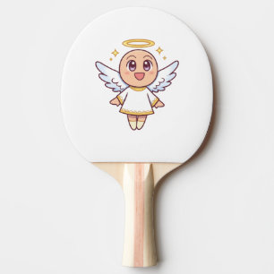 kawaii angel ping pong paddle