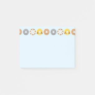 Kawaii Animal Doughnuts Post-it Notes