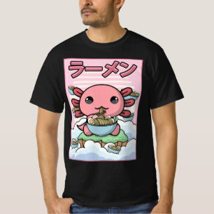Kawaii Anime Axolotl Ramen Noodle Women Men Boys G T-Shirt