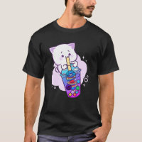 Kawaii Anime Boba Galaxy Cat Planet Tea Cute Kitte