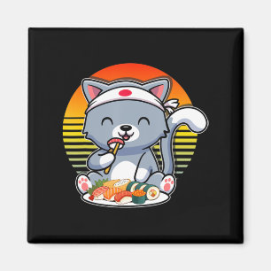Kawaii Anime Cat Otaku Japanese Sushi Gift Girls K Magnet