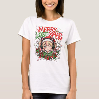 Kawaii Anime Christmas Shirt Gift For Girls