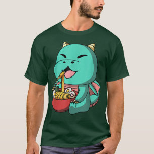 Kawaii Anime Dragon Asian Noodles Japanese Ramen T-Shirt