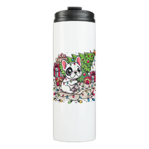 Kawaii Anime Frenchie Christmas Funny Dog Thermal Tumbler