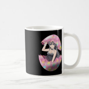 Kawaii Anime Girl Easter Bunny Egg Cute Waifu East Coffee Mug
