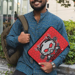 Kawaii Ant-Man Graphic Laptop Sleeve<br><div class="desc">Little cartoon Ant-Man is broadcasting a message to the ants front his helmet in this cute character graphic.</div>