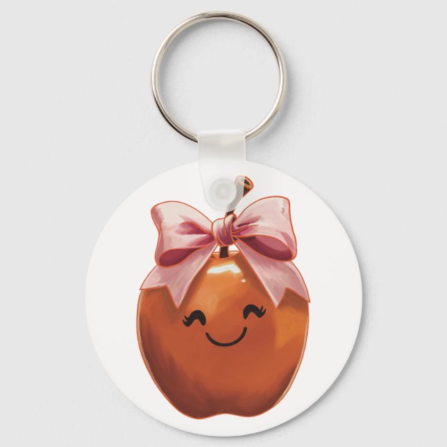 Kawaii apple gift key ring (Front)
