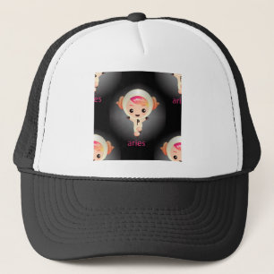 kawaii aries trucker hat