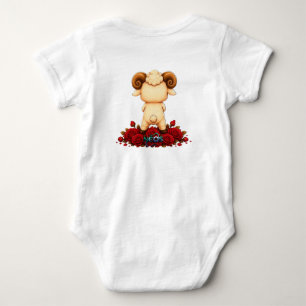 Kawaii Aries Zodiac Neos Baby Bodysuit