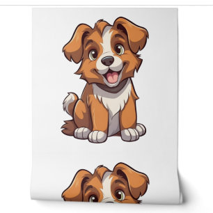 Kawaii Australian Shepherd Puppy Wallpaper