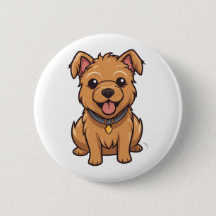 Kawaii Australian Terrier Puppy 6 Cm Round Badge