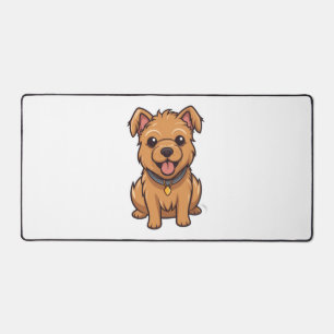 Kawaii Australian Terrier Puppy Desk Mat