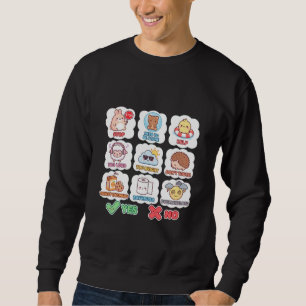Kawaii Autism Communication Non-Verbal (ASD, ADHD, Sweatshirt