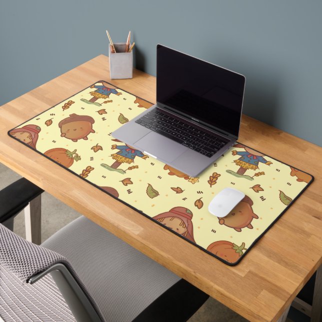 Kawaii Autumn Desk Ma Mat (Office 2)