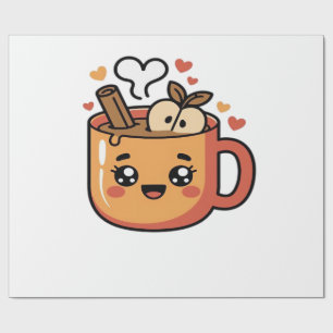 kawaii autumn tea Classic T-Shirt Wrapping Paper