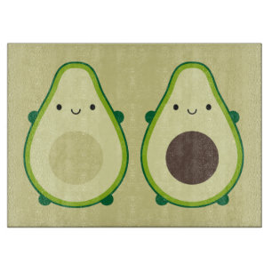 Kawaii Avocados Cutting Board