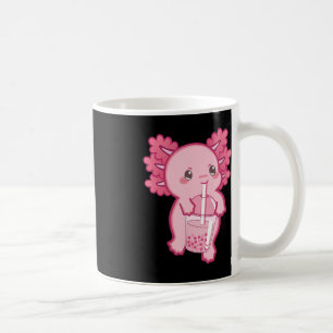 Kawaii Axolotl Boba Bubble Tea Teen Girl Kids Japa Coffee Mug