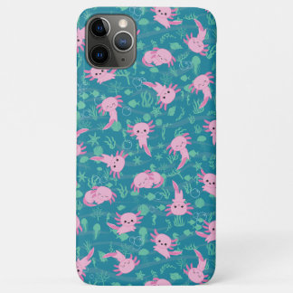 Kawaii Axolotl in Ocean iPhone / iPad case