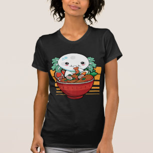 Kawaii Axolotl Ramen Japanese Anime Gift Kids Girl T-Shirt