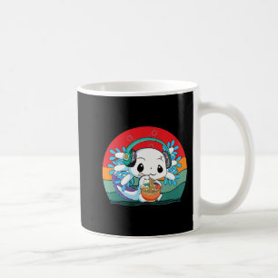 Kawaii Axolotl Ramen Noddles Retro Vintage Anime J Coffee Mug