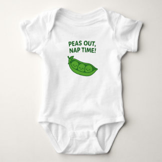 Kawaii Baby Bodysuie– Peas Out Nap Time Outfit Baby Bodysuit