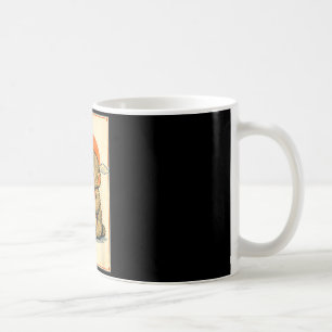 Kawaii baby monkey cute japanese macaque ukiyo-e coffee mug