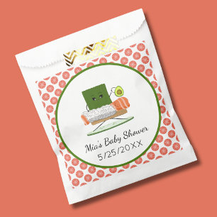 Kawaii Baby Shower: Sushi and Salmon Roll Theme Favour Bag