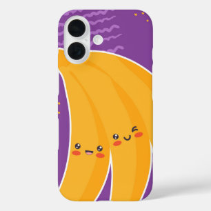 Kawaii Banana iPhone 16 Case