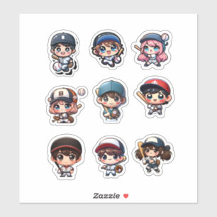 Kawaii Baseball Players