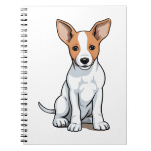 Kawaii Basenji Puppy Notebook