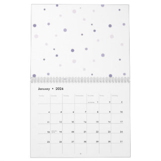 Kawaii Bat Monthly Calendar - "Daisuki" (I Love Yo