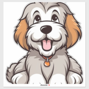 Kawaii Bearded Collie Puppy