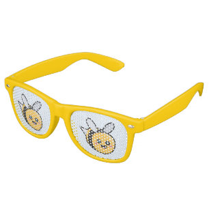 Kawaii bee retro sunglasses