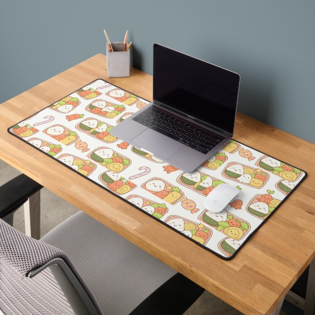 Kawaii Bento Box - Japanese Lunch Desk Mat (Office 2)