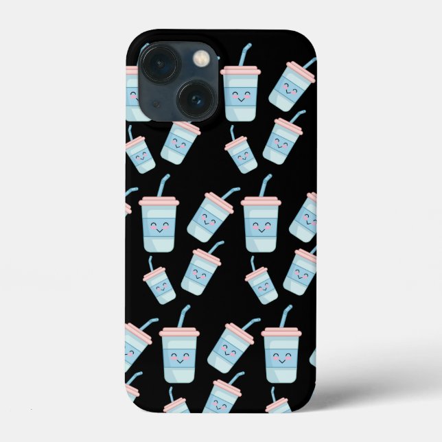 Kawaii Beverage Cup Art Case-Mate iPhone Case (Back)