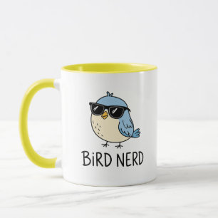 Kawaii Birdwatching Design Mug